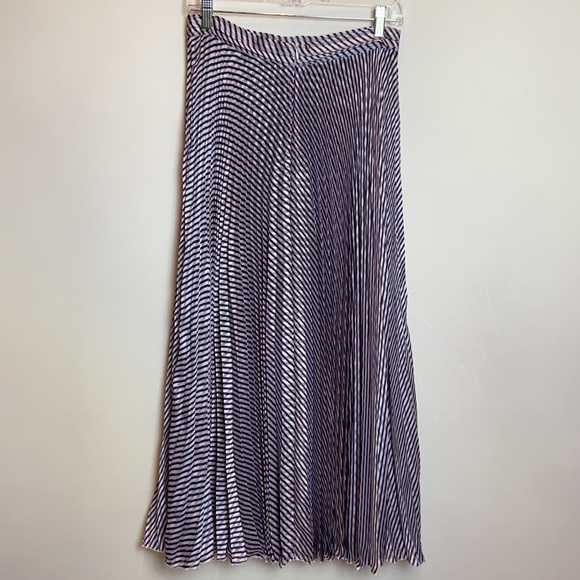 Birgitte Herskind Nessa Pleated Skirt Midi Striped - Picture 6 of 9